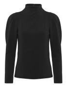 Selected Slffenja Ls T-Neck Top B Noos Svart