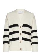 Selected Slfbloomie Ls Knit V-Neck Cardigan Noos Multi/patterned