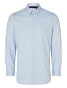 Selected Slhslimdetail Shirt Ls Classic Noos Blå