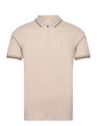 Selected Slhslim-Toulouse Detail Ss Polo Noos Beige