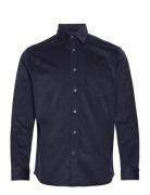 Selected Slhregbenjamin Cord Shirt Ls W Marinblå
