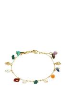 Pilgrim Between Bracelet Gold-Plated Multi/patterned