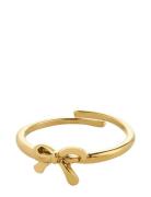 Pilgrim Lulu Bow Stack Ring Gold-Plated Guld
