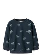 Name It Nmmvifelix Ls Nreg Sweat Unb Marinblå