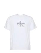 Calvin Klein Jeans Ss Hero Monologo Tee 20S Vit