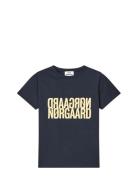 Mads Nørgaard Single Cotton Trenda P Tee Marinblå