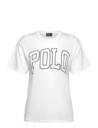 Polo Ralph Lauren Logo Cotton Jersey Crewneck Tee Vit