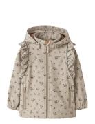 Name It Nmfalfa08 Softshell Jacket Frill Aop Fo Beige