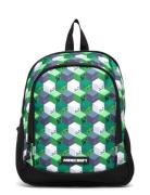 Minecraft Minecraft, Medium Rygsæk, 35 X 26 X 18 Cm Grön