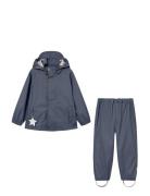 MINI A TURE Matreinar Rain Set. Grs Marinblå