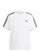 Adidas Originals 3 Stripe Tee Vit