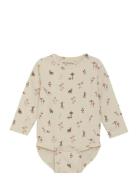 Minymo Body Ls Aop Kräm