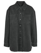 NOISY MAY Nmalva L/S Dnm Shacket Az387Bl Noos Grå