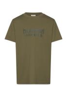 Hummel Hmljr Base T-Shirt S/S Khaki Green