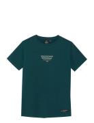 Indian Blue Jeans T-Shirt Chest And Backprint Grön