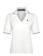 Ralph Lauren Golf Tailored Fit Cricket Polo Shirt Vit