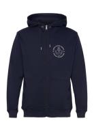 Makia Hook Hooded Zip Sweatshirt Marinblå