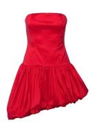 Bardot Alyna Strapless Mini Dress Röd