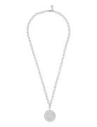 SNÖ Of Sweden Sprinkles Big Pendant Chain Neck 50 Silver