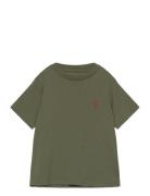Ralph Lauren Kids Cotton Jersey Crewneck Tee Grön