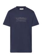 Hummel Hmljr Base T-Shirt S/S Marinblå