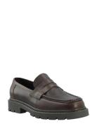 Bianco Biajeff Penny Loafer Texas Tumbled Brun