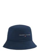 Tommy Hilfiger Tjw Linear Logo Bucket Hat Marinblå