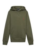 Ralph Lauren Kids Fleece Hoodie Khaki Green