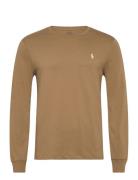 Polo Ralph Lauren Custom Slim Fit Jersey T-Shirt Beige