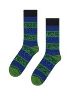 Happy Socks Bike Jaquard Sock Blå
