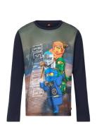 LEGO Kidswear Lwtaffy 608 - T-Shirt L/S Marinblå