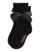 Mini Rodini Satin Bow 1-Pack Socks Svart