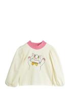 Mini Rodini Cat Sp Balloon Sleeve Top Kräm