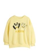Mini Rodini Panda & Cat Sp Sweatshirt Gul