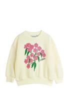 Mini Rodini Alpine Flowers Emb Sweatshirt Kräm