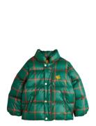 Mini Rodini Plaid Aop Citypuffer Grön