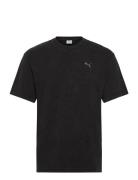PUMA Ess Elevated Relaxed Wash Tee Svart