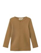 Lil'Atelier Nmnnoel Neb Wool Ls Slim Top Lil Beige