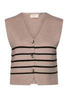 FREE/QUENT Waistcoat Beige