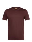Mos Mosh Gallery Perry Crunch O-Ss Tee Burgundy