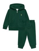 Ralph Lauren Baby Lw Magic Fleece-Lsfzhood-St-Pns Grön