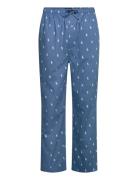 Polo Ralph Lauren Signature Pony Cotton Pajama Pant Blå