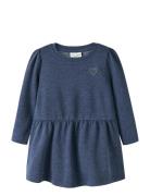 Name It Nmfvima Ls Swe Dress Bru Marinblå
