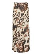 YAS Yaspella Hw Maxi Skirt S. Noos Beige