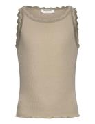 Rosemunde Kids Rkbalta Sl Short Lace Top Beige