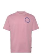 New Balance Circular Logo T-Shirt Rosa