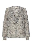 FREE/QUENT Blouse From Freequent In A Fine Chiffon Material With Print...