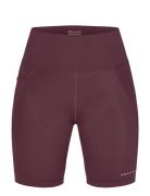 Röhnisch Flattering High Waist Bike Tights Burgundy
