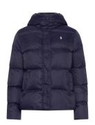 Ralph Lauren Kids Down Hooded Jacket Marinblå