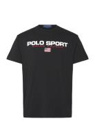 Polo Ralph Lauren Classic Fit Polo Sport Jersey T-Shirt Svart